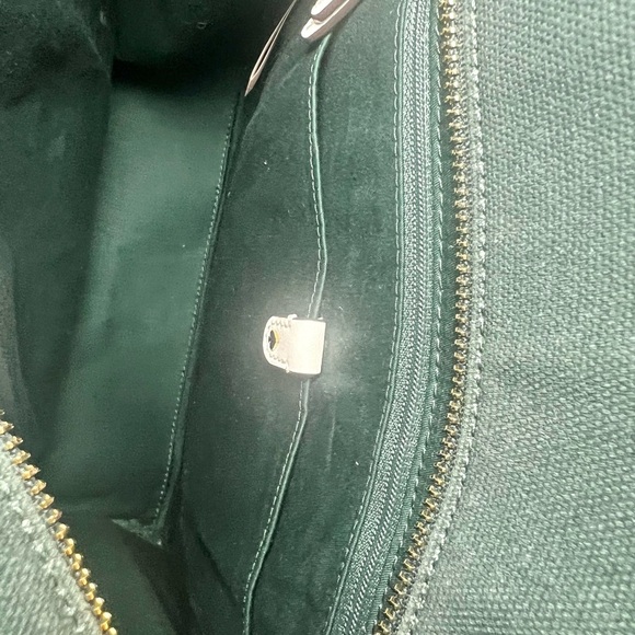 KATE SPADE Green and Pink Striped Tote - EUC - Picture 10 of 15